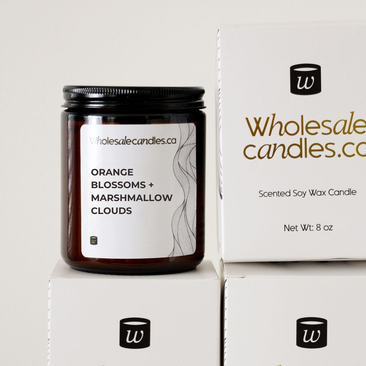 Orange Blossoms + Marshmallow Clouds - Wholesale Candle Co.