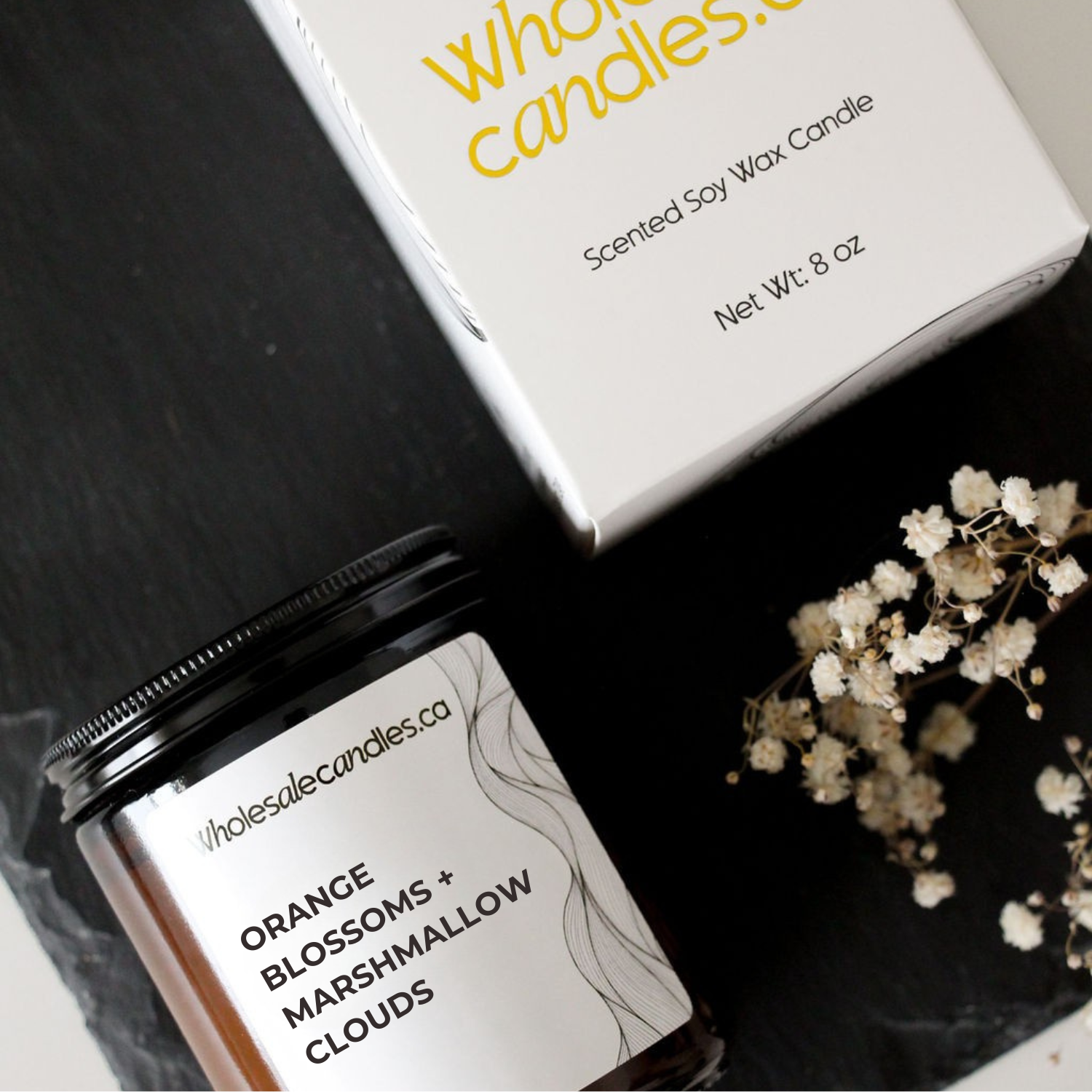 Orange Blossoms + Marshmallow Clouds - Wholesale Candle Co.