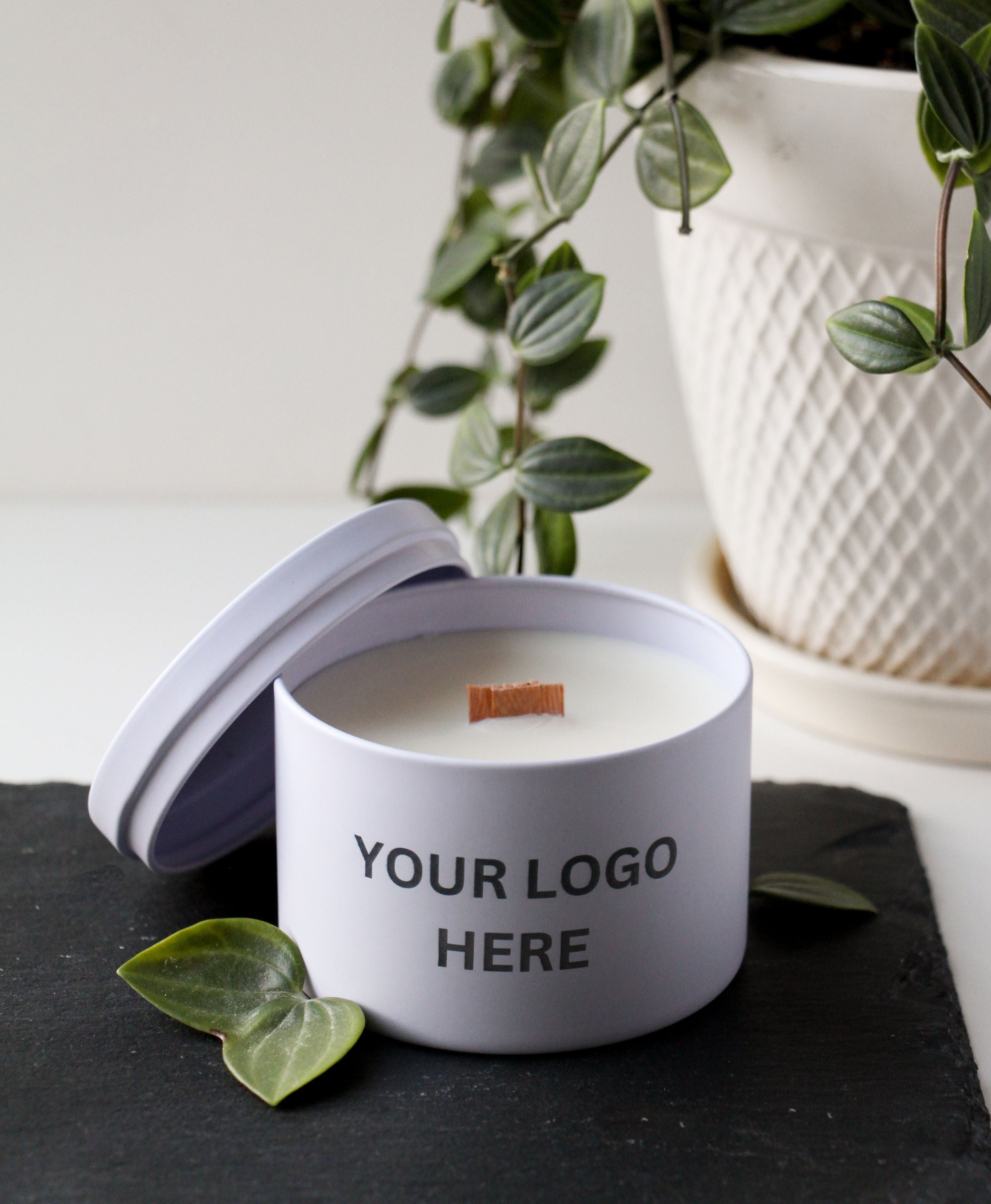 Custom Engraved Tin Candles - Christmas Scents - Wholesale Candle Co.